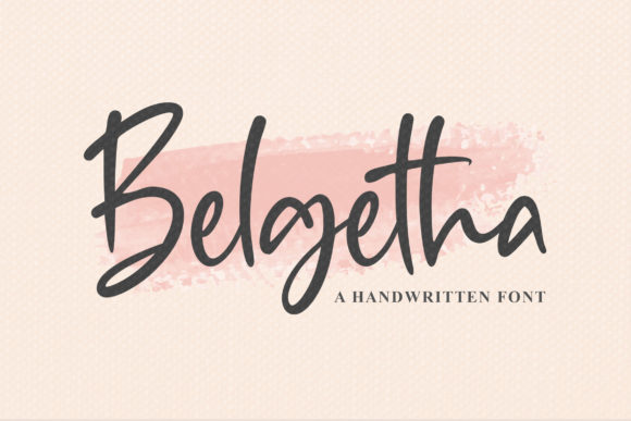 Belgetha: An Elegant Script Font for Campaign Design