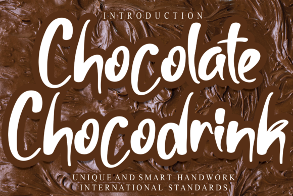 Chocolate Chocodrink: A Modern Handwritten Font for Creative Branding