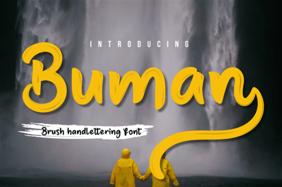 Discover Buman: A Brush Handwritten Font for Editorial Elegance