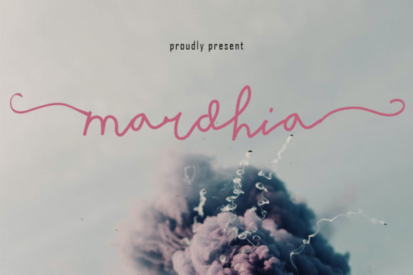 Discover Mardhia: A Whimsical Script Handwritten Font