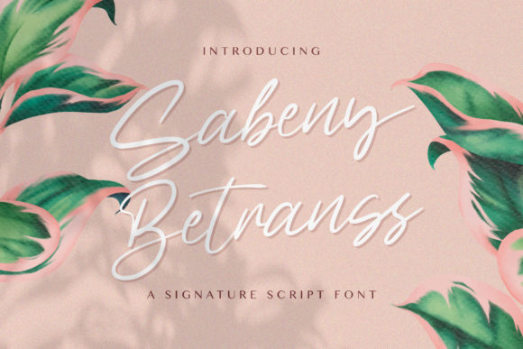 Discover Sabeny Betranss: An Elegant Handwritten Font