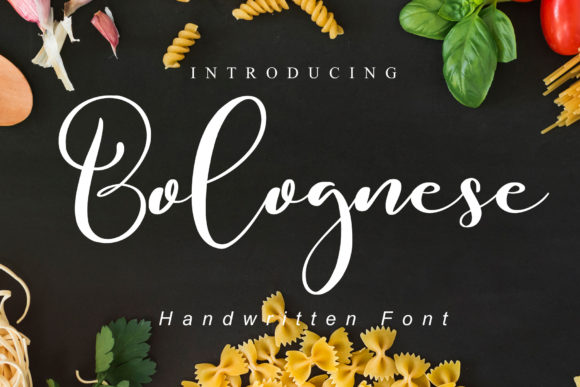 Elevate Your Brand with Bolognese: A Delicate Handwritten Font