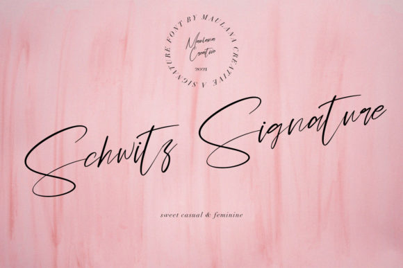 Enhancing Brand Elegance with Schwitz Signature Font