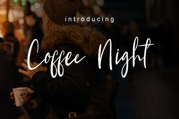 Exploring the Delicate Charm of Coffee Night Font