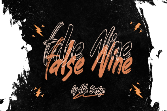 False Nine Font Review: A Quirky Brush-Pen Handwritten Typeface