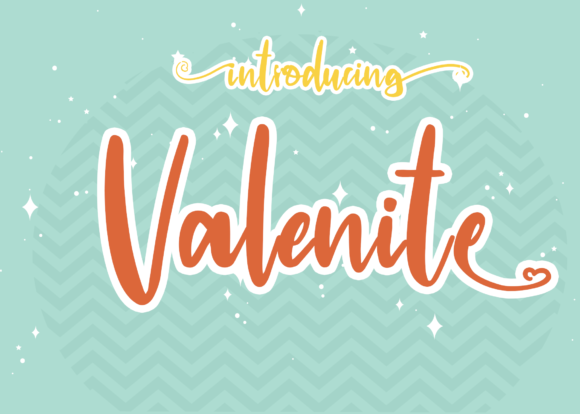 Introducing Valenite: A Modern Handwritten Font for Elegant Craft Projects