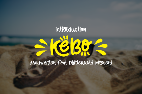Kebo: A Playful Handwritten Font for Creative Product Design