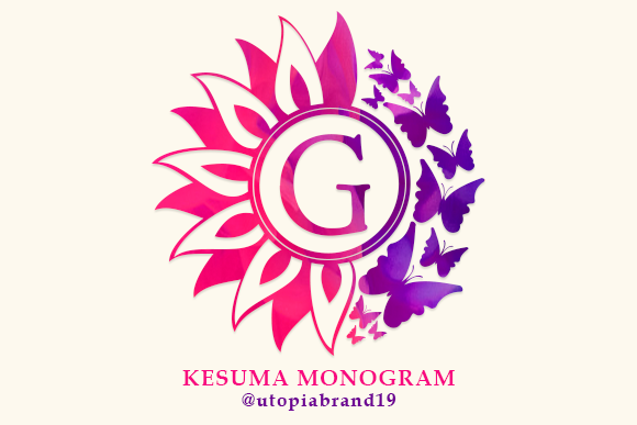 Kesuma Monogram: A Decorative Font for Elevated Web Design