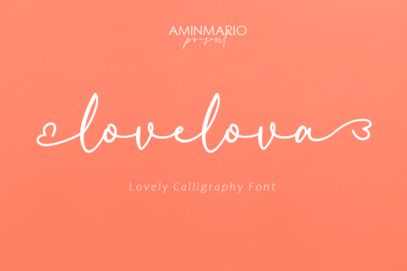 Lovelova Calligraphy Font for Elegant Branding and Romantic Projects