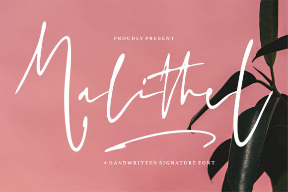 Malithel: A Handwritten Font for Creative Crafters