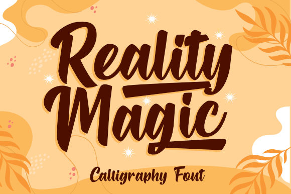 Reality Magic: A Bold Handwritten Font for Stylish Publishing