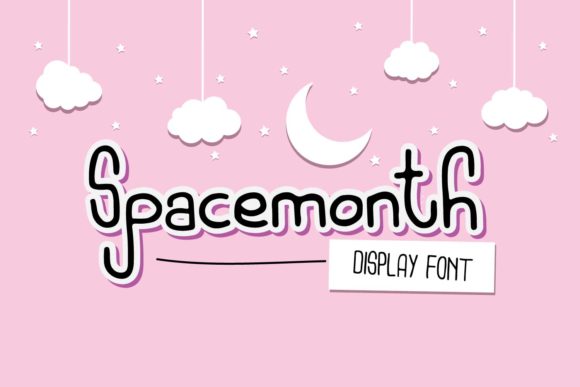 Spacemonth: A Handwritten Font for Editorial Storytelling
