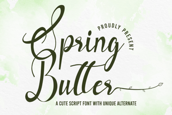 Spring Butter: The Perfect Script Handwritten Font for Modern Marketers