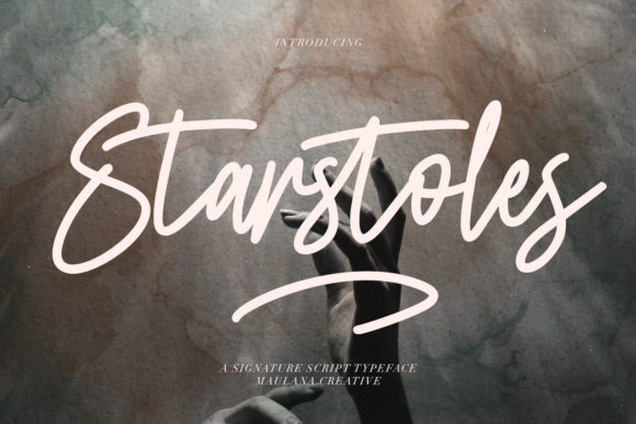 Starstoles: The Handwritten Font for Authentic Crafted Designs