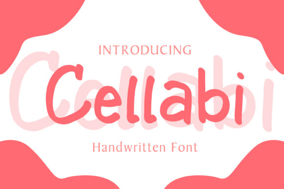 The Cellabi Script Font for Crafts and Commercial Products