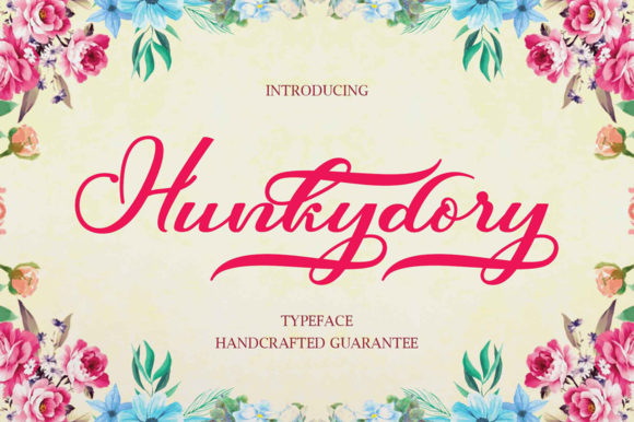 The Hunkydory Font for Warm and Welcoming Website Design
