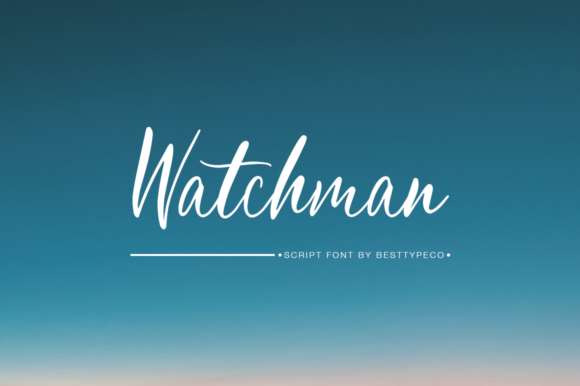 The Watchman Font for Beautiful Branding Projects