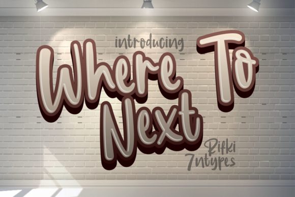 Where to Next: A Trendy Handwritten Font for Your Creative Projects
